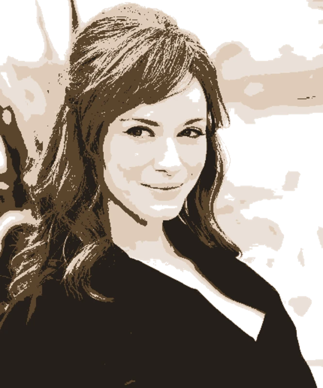 Charming Redhead Star - stencil-generator stencil