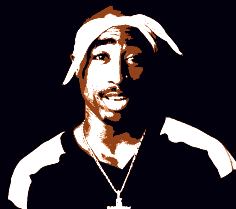 Tupac: Legend of Hip-Hop - hip-hop-stencil-maker stencil