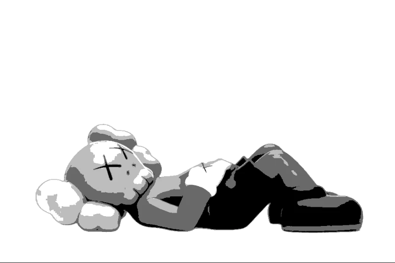 Kaws Companion Statue — kaws-stencil-maker stencil