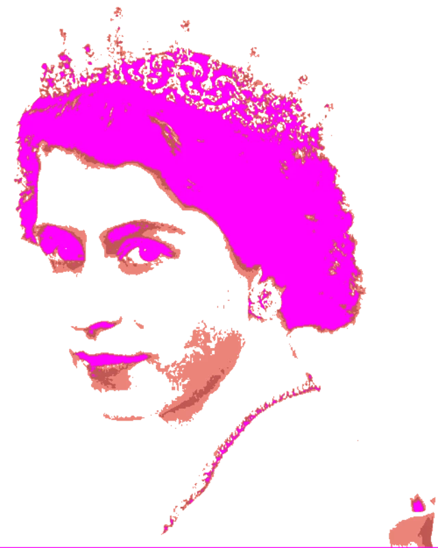 Regal Grace: Queen Elizabeth