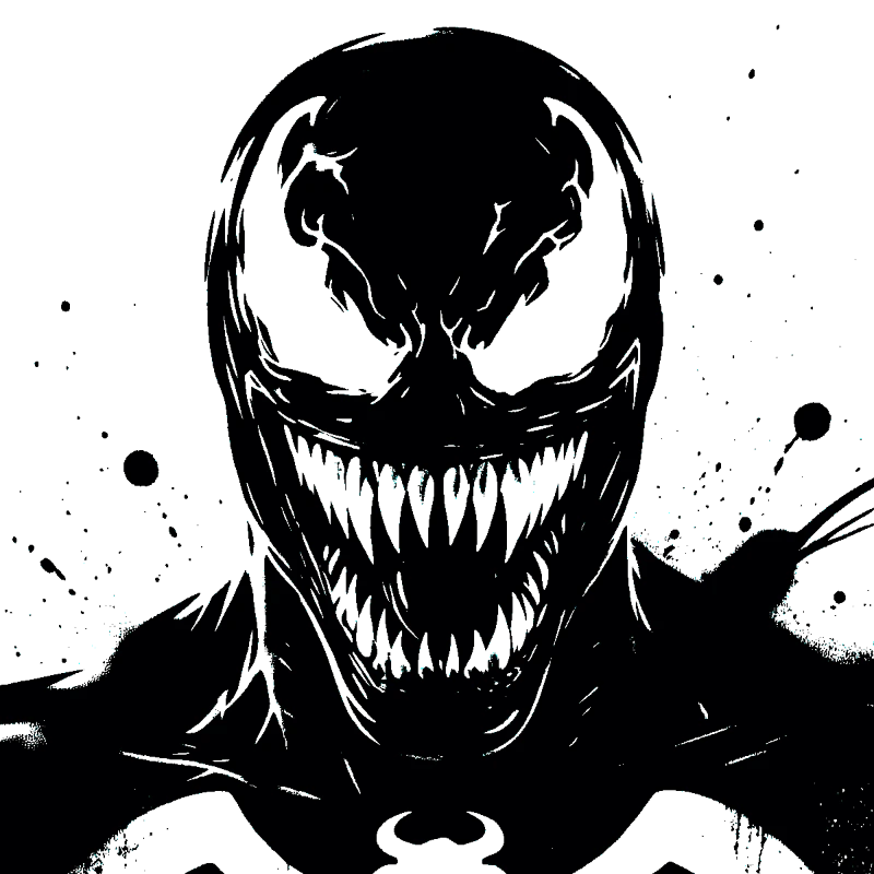 Venom Unleashed in Art - marvel-stencil-maker stencil