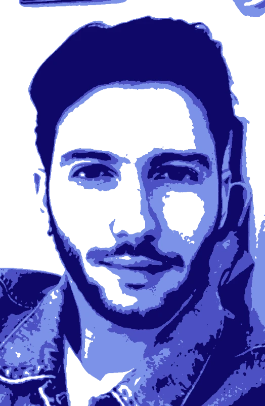 Portraits stencil example