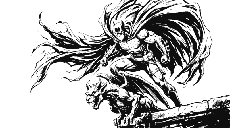 Skulls & Dark Art stencil example