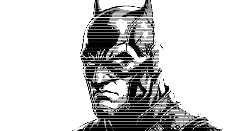 Movies & TV stencil example