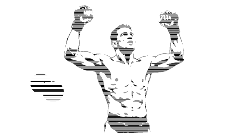 Victory Pose - ufc-stencil-maker stencil