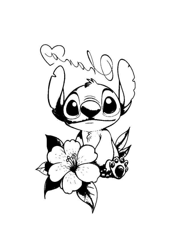 Movies & TV stencil example