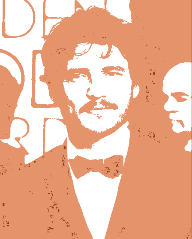 Elegant Red Carpet Portrait - crear-stencil-online stencil
