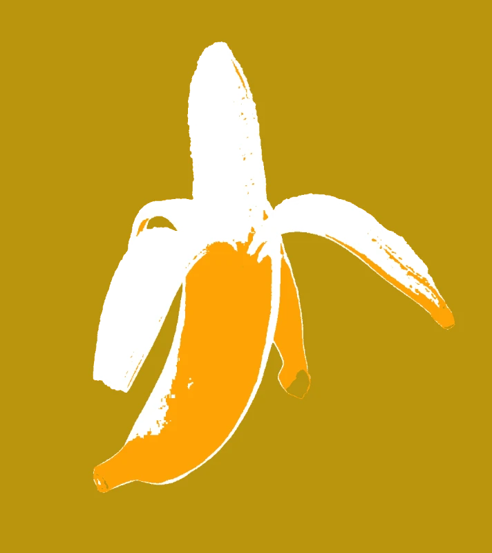 Vibrant Open Banana - brandalism-stencil-maker stencil