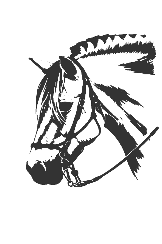 Animals stencil example