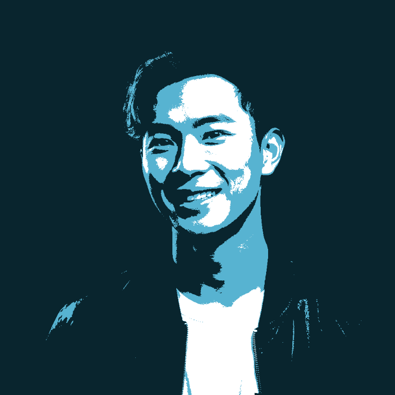 Smiling Portrait in Beret - portrait-stencil-maker stencil