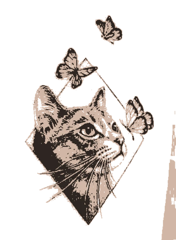 Animals stencil example