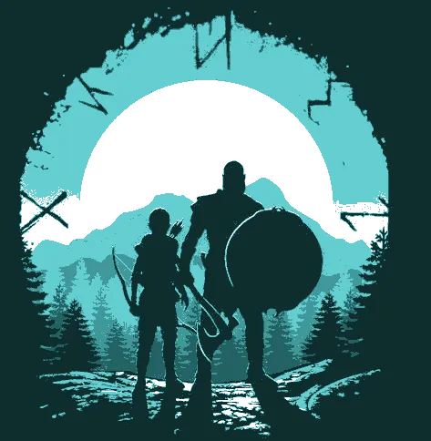 God of War Silhouette