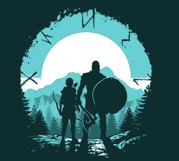God of War Silhouette