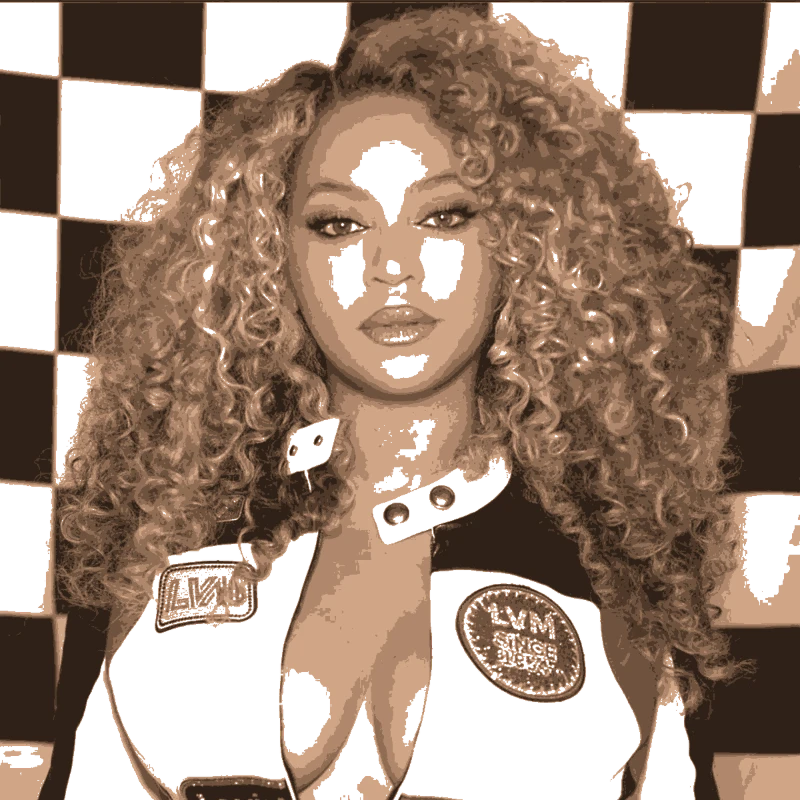 Portraits stencil example