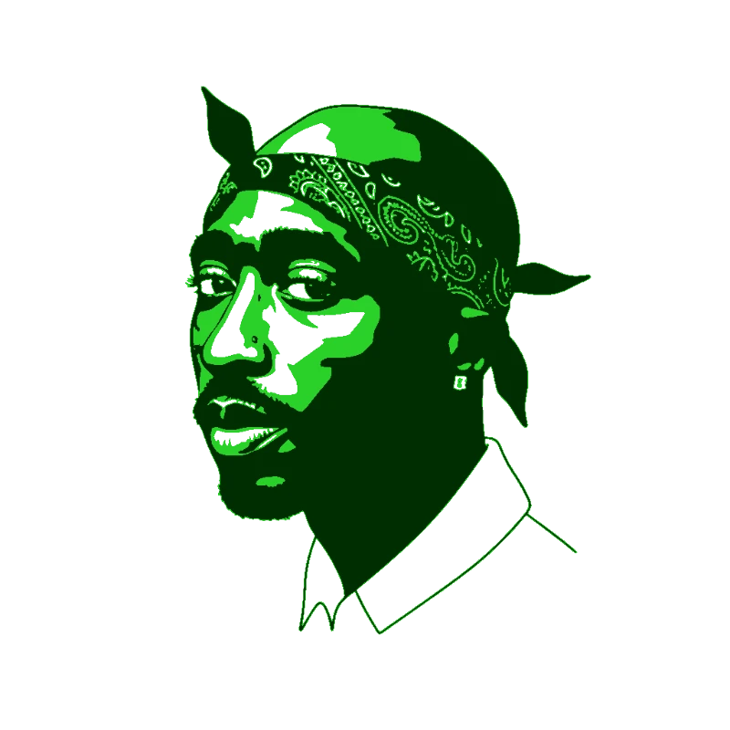 Celebrities & Icons stencil example