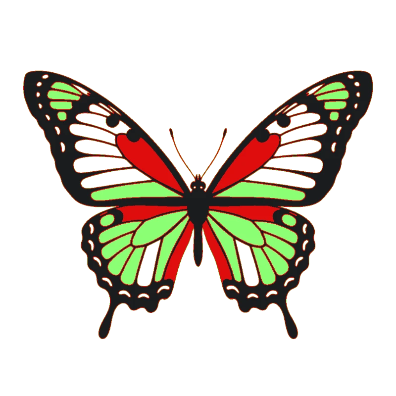 Animals stencil example