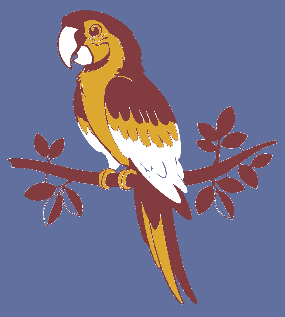 Animals stencil example