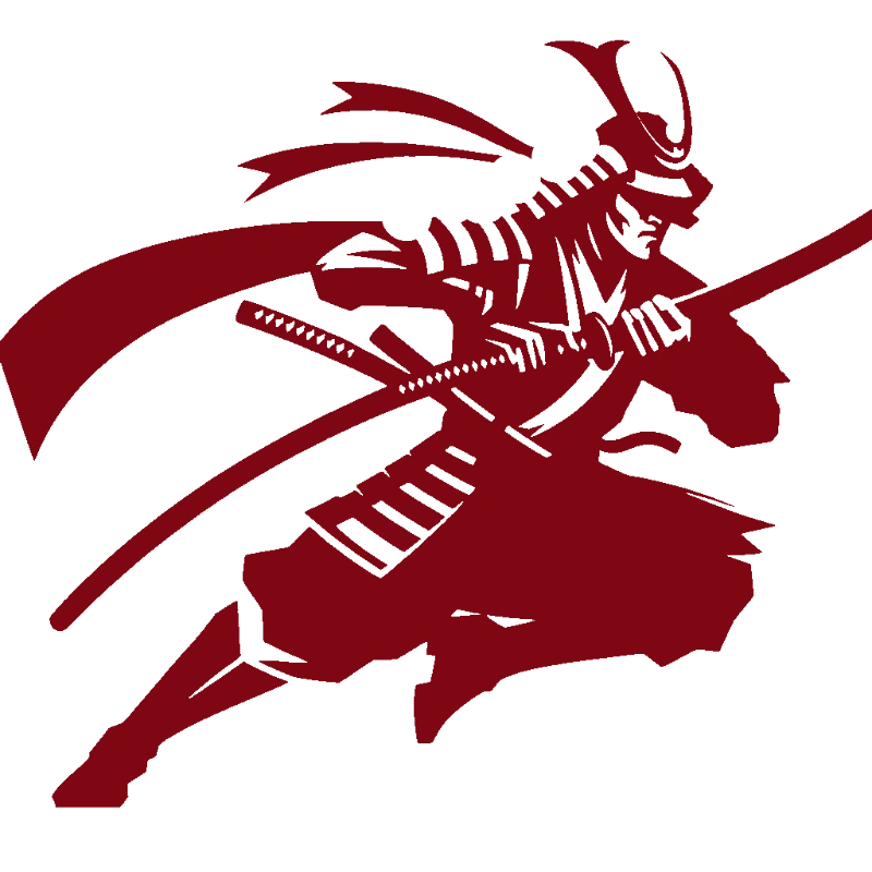 Samurai Warrior Stencil