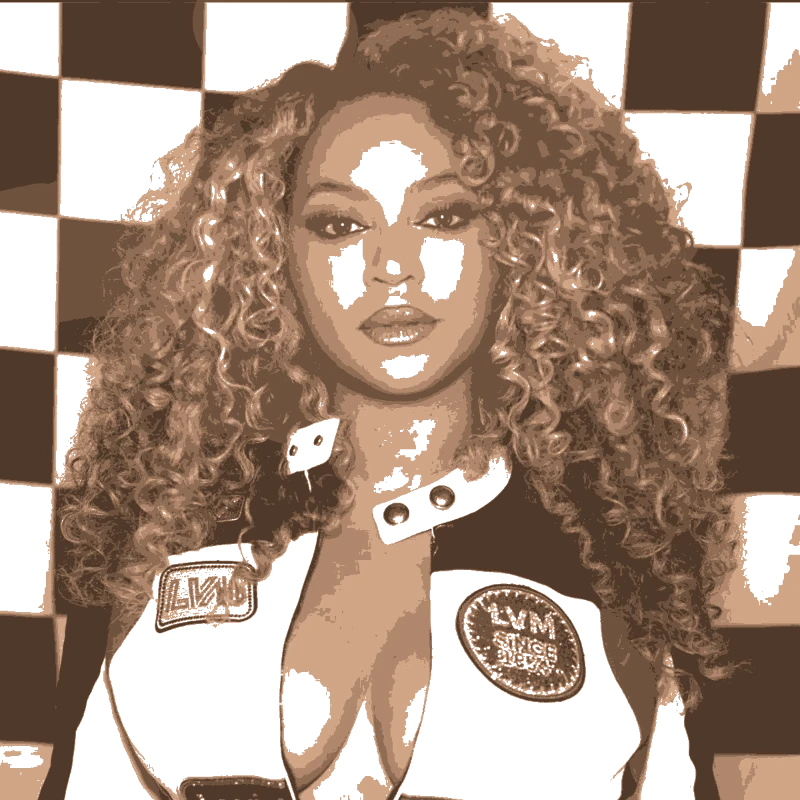 Portraits stencil example