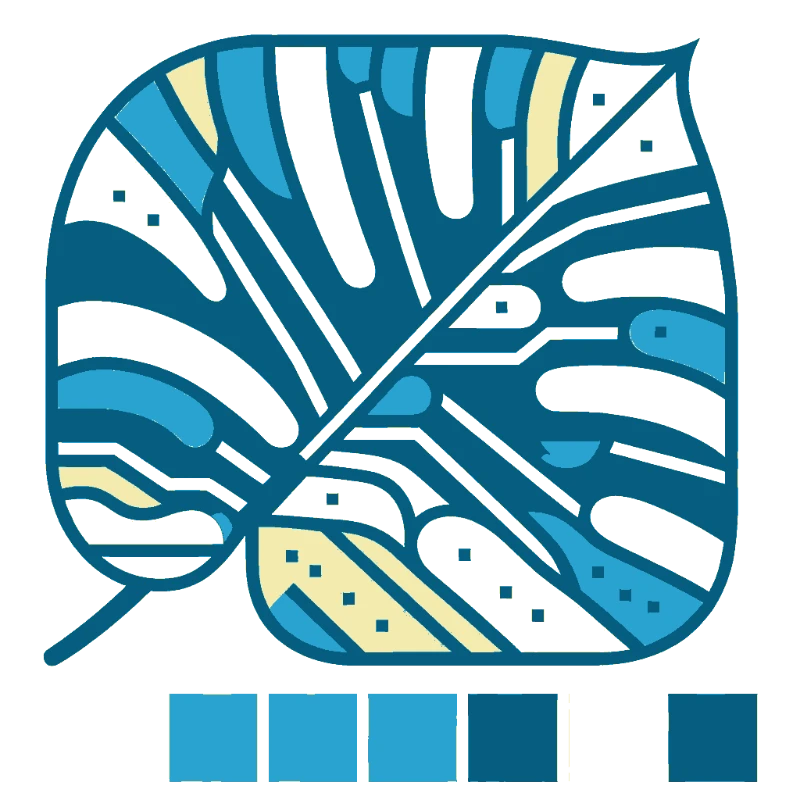 Geometric Leaf Design