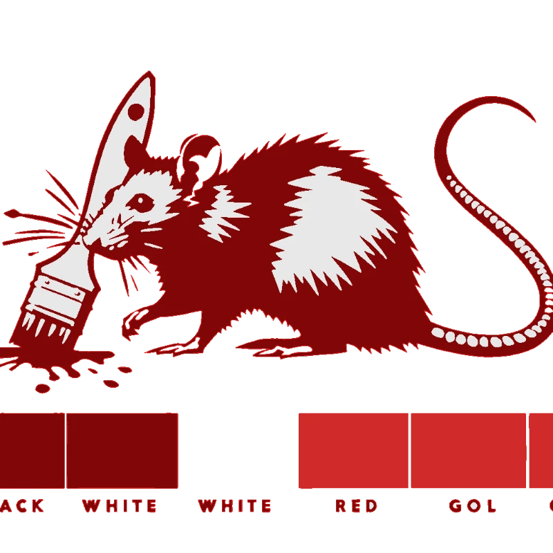 Banksy Rat with Paintbrush