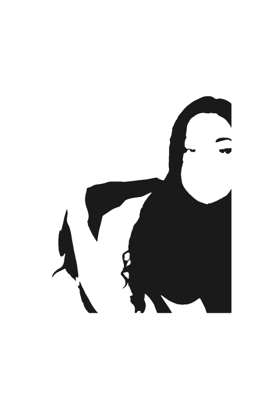 Silhouette Woman Portrait