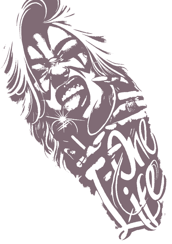 Stylized Woman Portrait - sjabloon-maken stencil