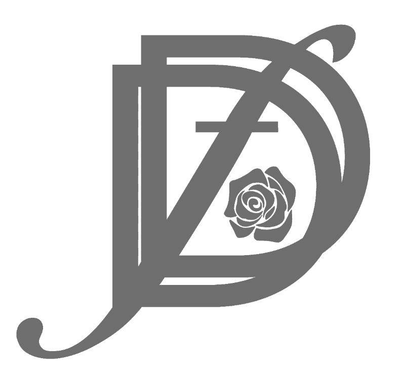 Decorative Letter D Design - christmas-stencil-maker stencil