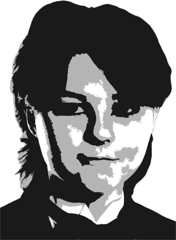 Unknown Person Portrait - portrait-stencil-maker stencil