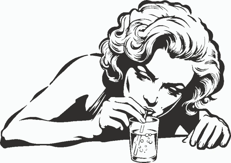 Marilyn Monroe Drinkin