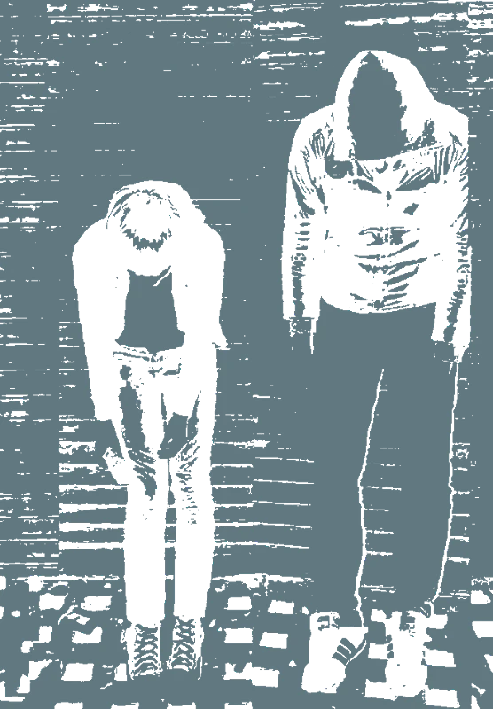Inverted Urban Duo - protest-stencil-maker stencil