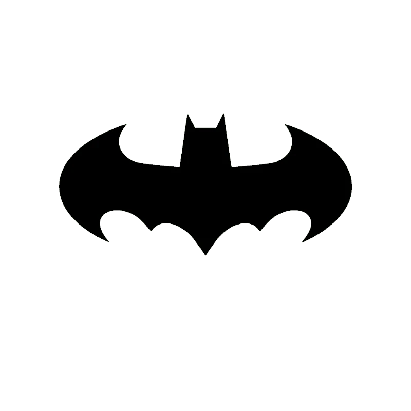 Batman Logo - dxf-stencil-maker stencil