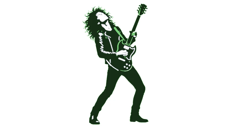 Guitarist Rocking Out