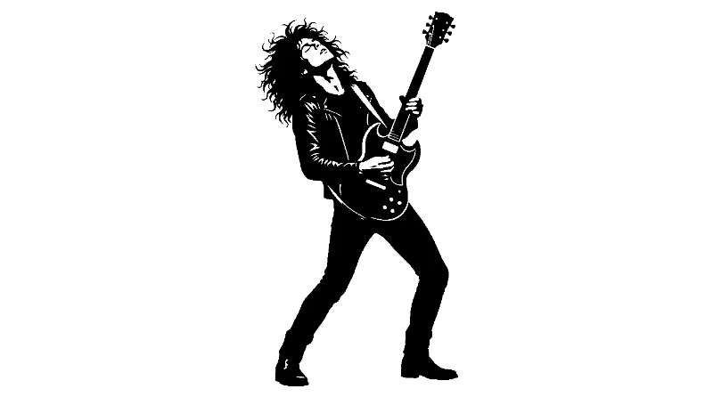 Guitarist Silhouette