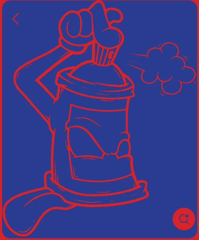Spray Can Cartoon