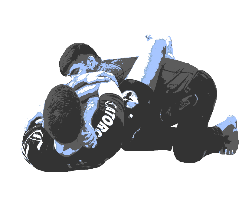 Grappling Match - ufc-stencil-maker stencil
