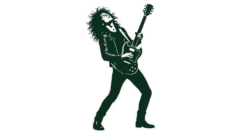 Guitarist Rocking Out