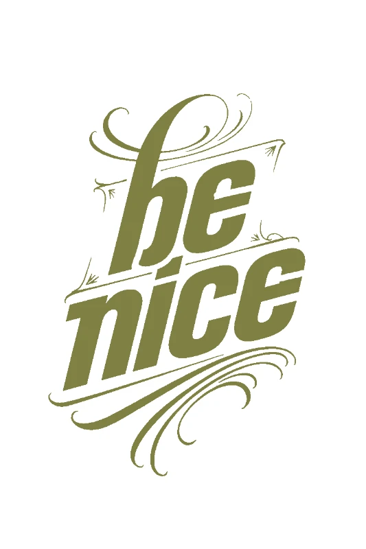 Be Nice Typography