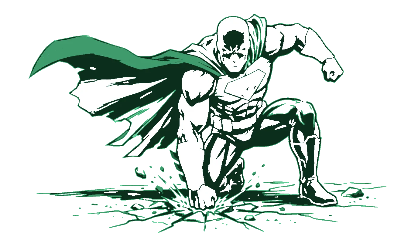 Batman Superman Hybrid Punch