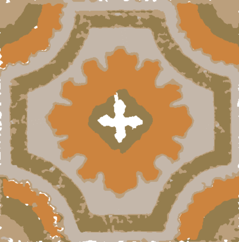 Moroccan Tile Pattern - circuit-stencil-maker stencil