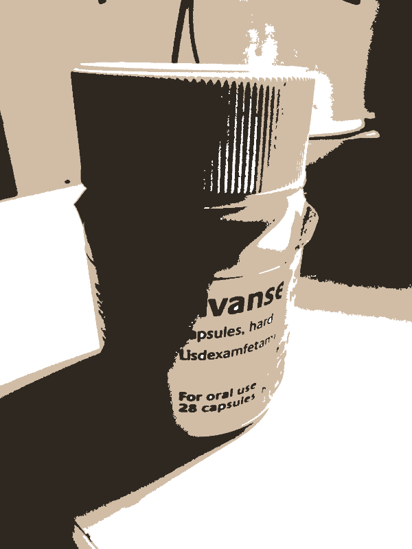 Elvanse Medication Bottle