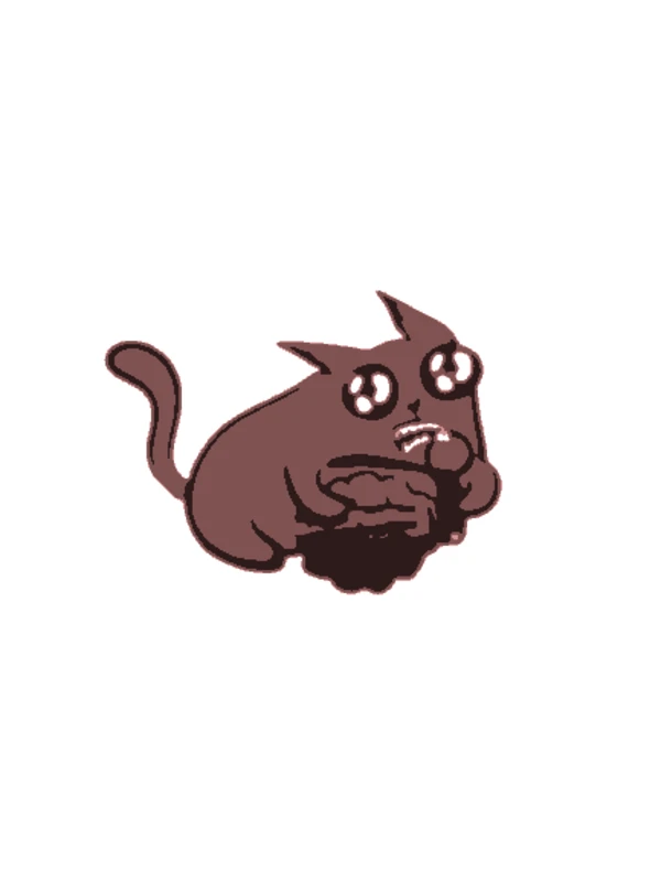 Cat with Grenade - cat-stencil-maker stencil