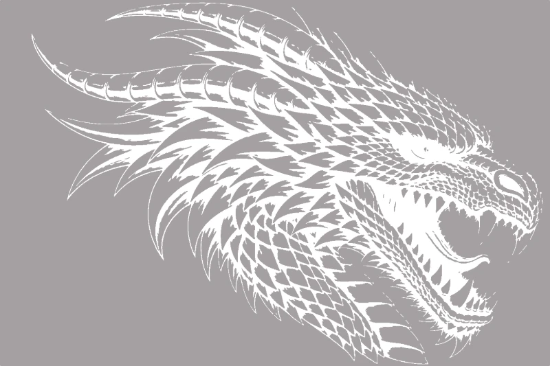 Fierce Dragon Head