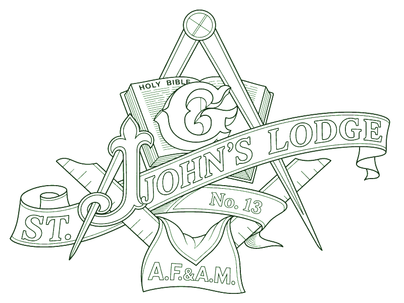 Freemason St. John's Lodge - dxf-stencil-maker stencil