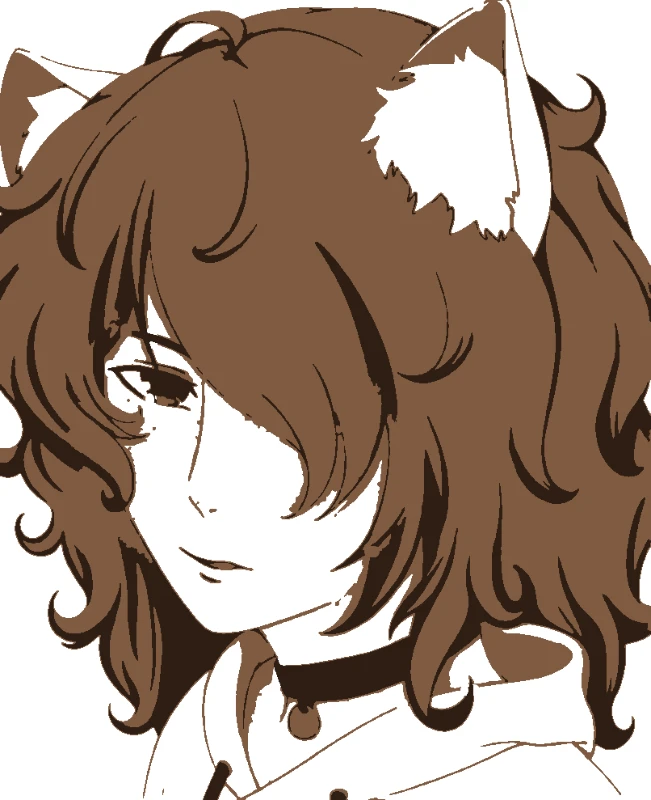 Anime Cat Boy Portrait
