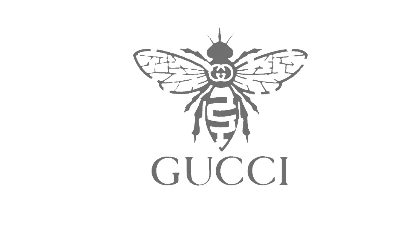 Gucci Bee Logo - laser-cutting-stencil-maker stencil