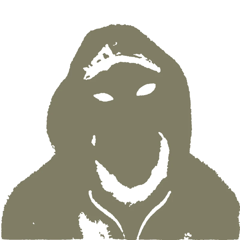 Hooded Figure Grin - halloween-stencil-maker stencil